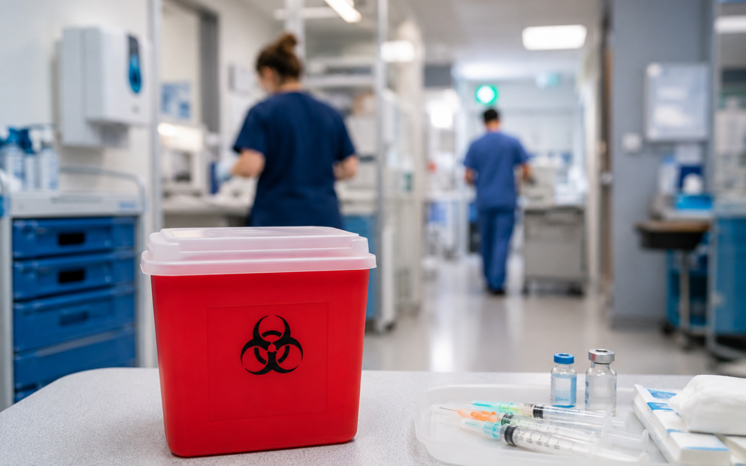 Choosing the Right Sharps Container Disposal Options for Your Medical Facility