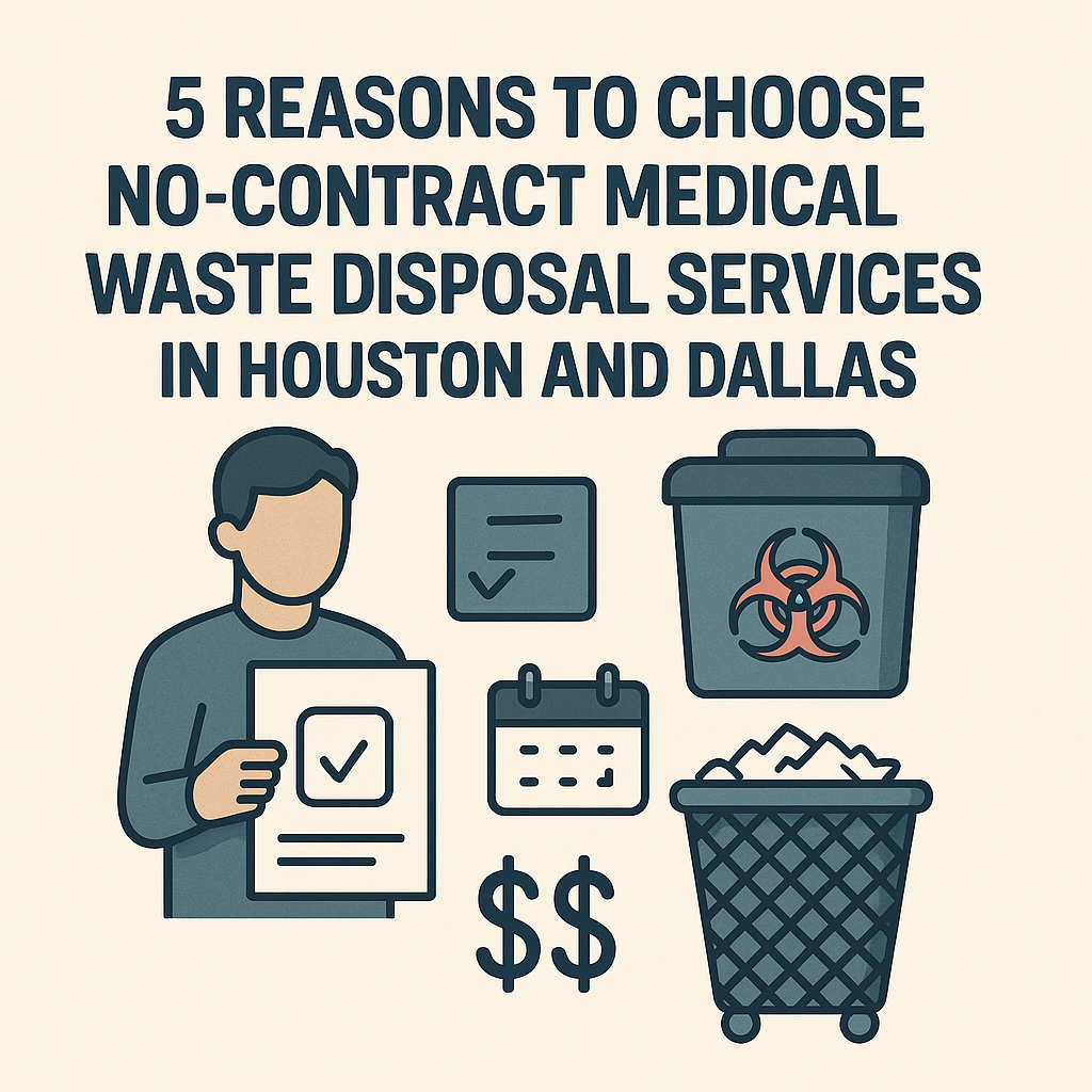 no contract medical waste disposal