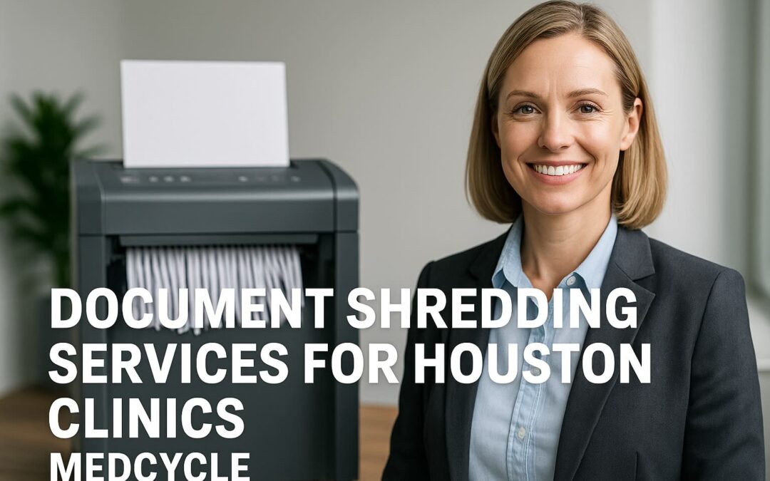 Document Shredding Houston Clinics: 5 Critical Mistakes & How MedCycle Prevents Them