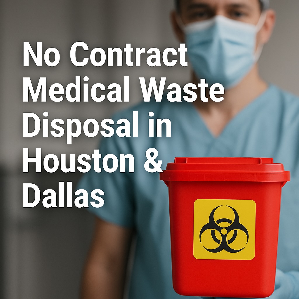 No Contract Medical Waste Disposal in Houston