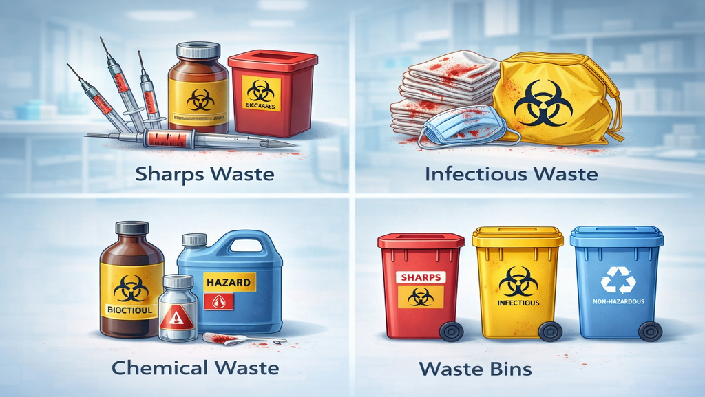 types of biomedical waste
