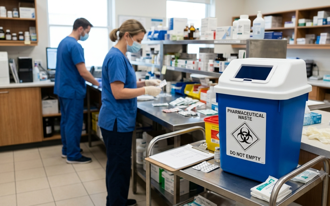 Pharmaceutical Waste Container to Dispose Drugs Safely