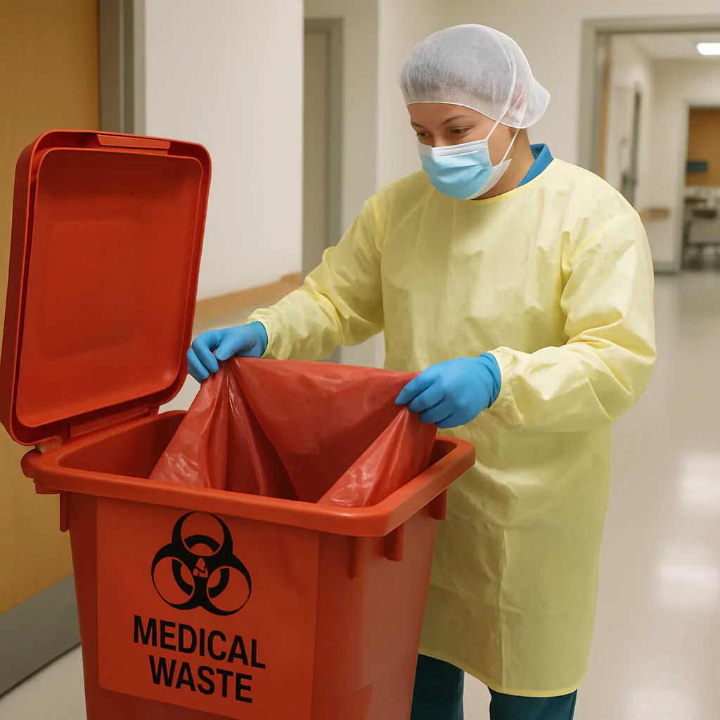 no contract medical waste disposal in Houston and Dallas