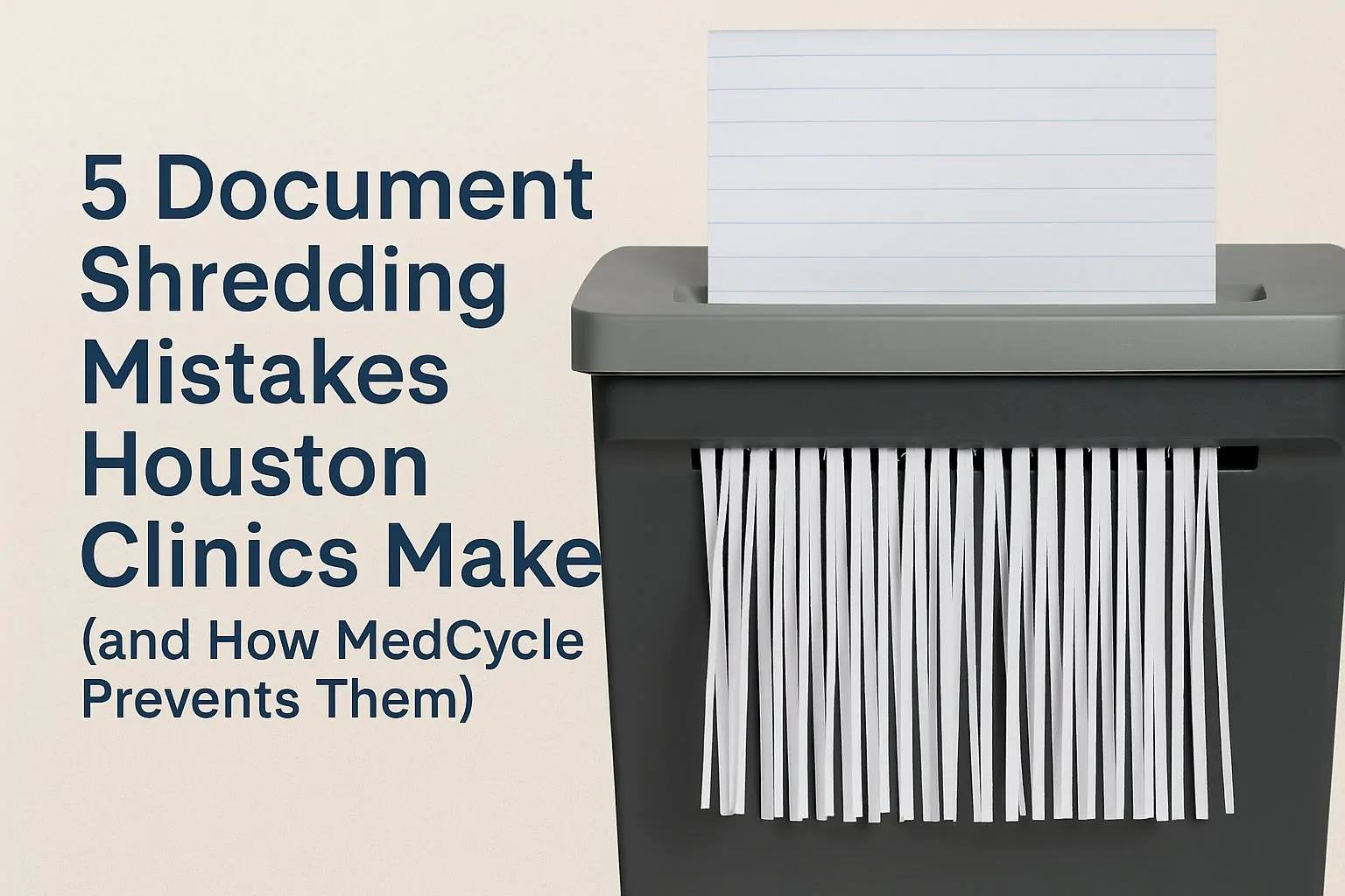 document shredding houston clinics
